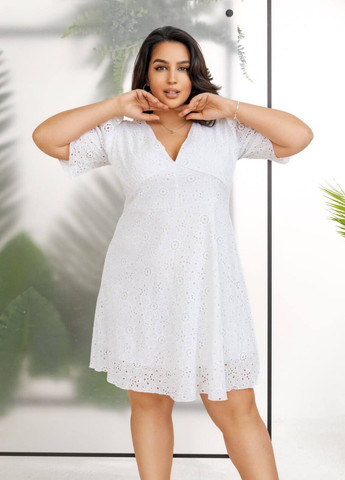 Белое женское платье цвет белый р.48/50 434801 New Trend