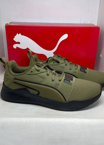Зелені кросівки чоловічі ( оригінал ) wired run pure Puma кросівки