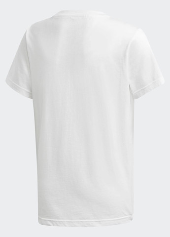 Белая демисезонная футболка trefoil adidas