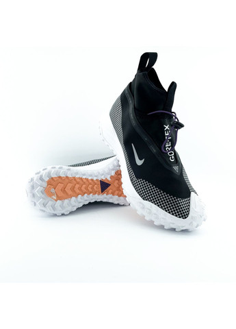 Комбіновані Осінні кросівки чоловічі fly gore-tex "black/white", вьетнам Nike ACG Mountain