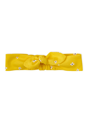 Пов’язка для дівчинки жовта "Квіти" KRAKO (258412853)