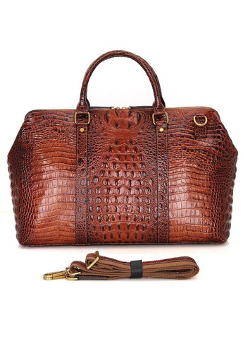 Дорожная кожаная сумка 14397 Коричневый Vintage (271813515)