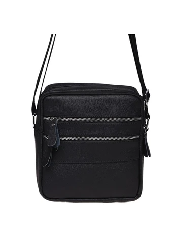Чоловічі шкіряні сумки K13923- black Borsa Leather (271665049)