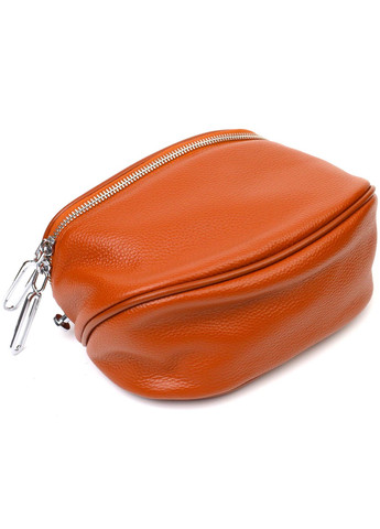 Стильная женская сумка через плечо из натуральной кожи 22112 Рыжая Vintage (260359788)