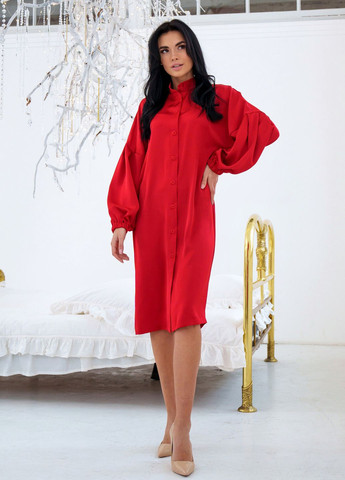 Красное праздничный, кэжуал, коктейльное, вечернее платье тиана Ри Мари