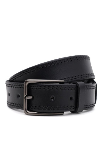 Чоловічий шкіряний ремінь 115v1fx71-black Borsa Leather (266143919)