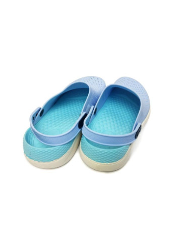 Женские кроксы голубые 5017-375 LuckLine (257108029)