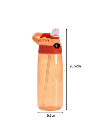 Детская бутылка для воды с трубочкой Tumbler 500 мл, Мишка, голубая More (269462840)