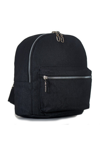 Детский джинсовый рюкзак черного цвета дошкольный в садик или для прогулок No Brand (258653599)