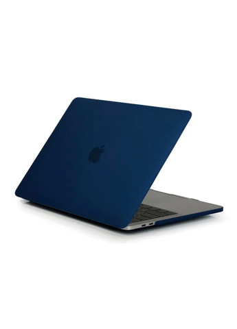 Чехол накладка пластиковая матовая для MacBook New Pro 13 A1706/A1708/A1989/A2159/A2289/A2251/A2338/M2 A2338 Dark Blue No Brand (257783235)