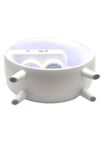 Настільна лампа-нічник Led Wireless Charging Speaker Google G11 (8527) 15W багатофункціональна White No Brand (276840777)