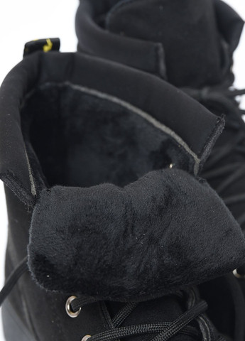 Осенние ботинки женские демисезонные черного цвета казаки Let's Shop без декора из искусственной замши