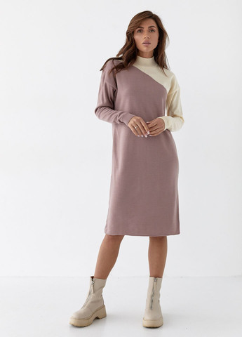 Пудровое вязаное платье 212 фрез MarSe