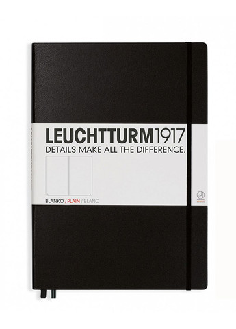 Блокнот Master Classic А4+, чорний, чисті аркуші Leuchtturm1917 (276525843)