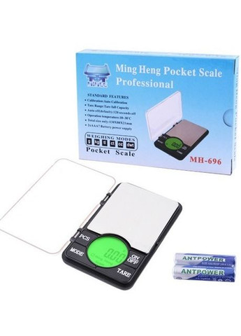Весы ювелирные Ming Heng Pocket Scale Professional MH-696 на 600 г (0.01 г) No Brand (277160839)