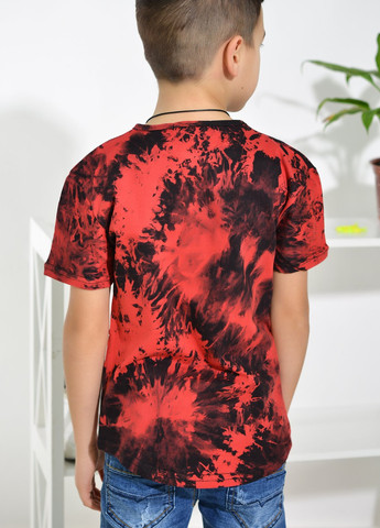 Червона футболки сорочки футболка на хлопчика червона (кисть) Lemanta