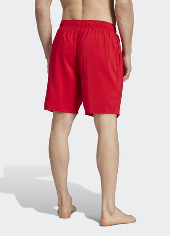 Мужские красные спортивные плавательные шорты solid clx classic-length adidas