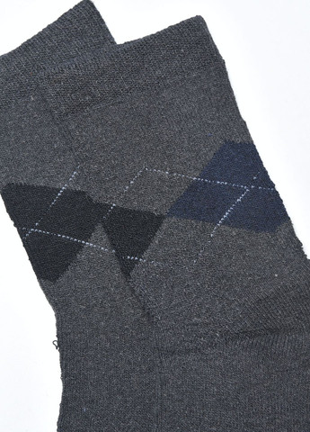 Шкарпетки чоловічі махрові темно-сірого кольору розмір 42-48 Let's Shop (267167083)
