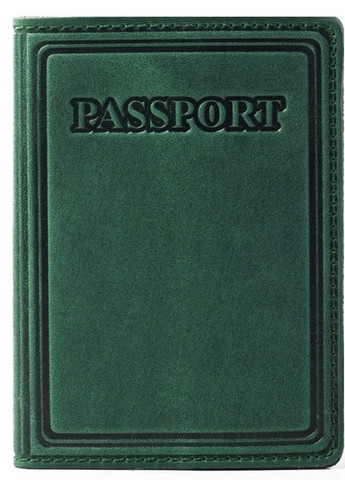 Шкіряна Обкладинка Для Паспорта, Закордонного паспорта Villini 002 Зелена Martec (259735338)