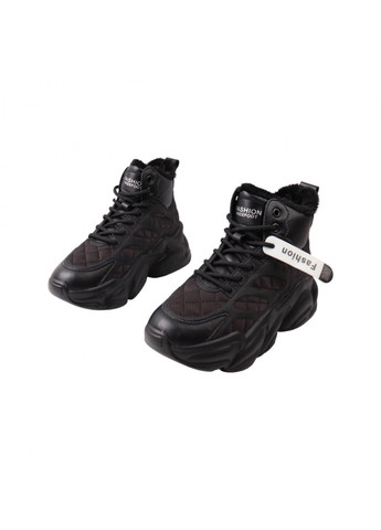 Черные кроссовки женские черные текстиль Lifexpert 769-22ZKH