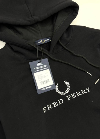 Худі чоловіче чорного кольору Fred Perry (264644009)