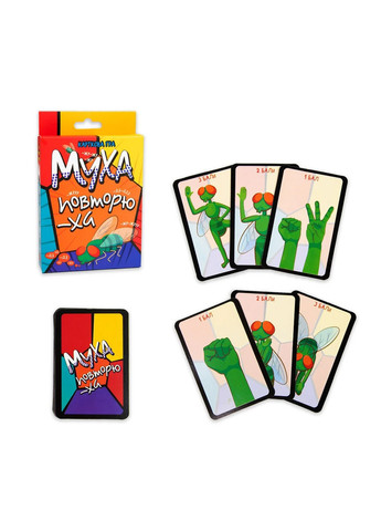 Настільна гра "Муха-повторюха" колір різнокольоровий ЦБ-00219690 Strateg (259465682)