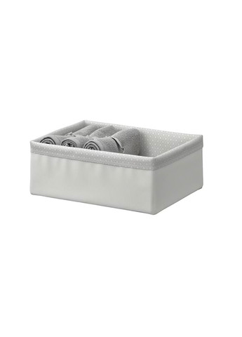 Органайзер, сірий/білий, 20x26x10см IKEA baxna (259444410)