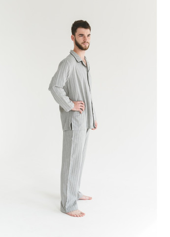 Пижама мужская Home - Charly серый S Lotus (259015572)