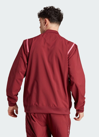Бордовая демисезонная куртка scribble adidas