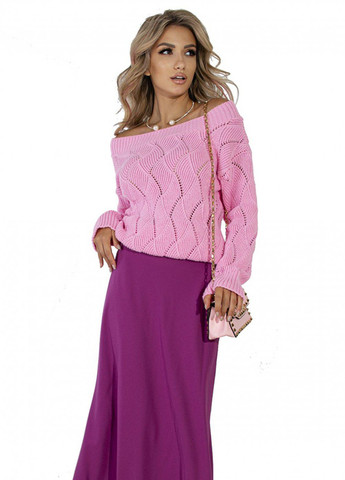 Розовый светри гарний ажурний светр (110874)19912-821 Lemanta