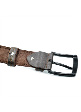 Ремень мужской кожаный Weatro Темно-коричневый 115,120 см lmn-mk38ua-026 Le-Mon (272596354)
