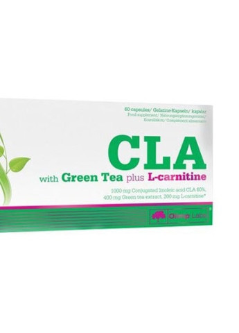Olimp Nutrition CLA with Green Tea plus L-Carnitine Sport Edition 60 Caps Olimp Sport Nutrition (256725359)