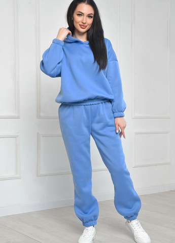 Спортивний костюм жіночий на флісі блакитного кольору Let's Shop (265000962)