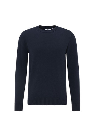 Светло-синий демисезонный пуловер базовый мужской mo Essentials