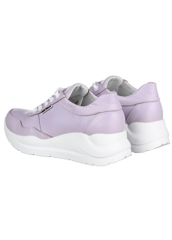 Фиолетовые демисезонные кроссовки 880 кожа фиолетовый женсикй Nika Veroni