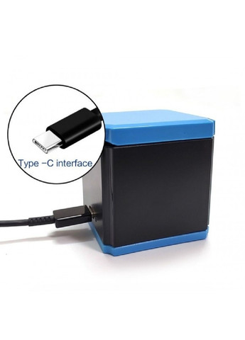 Набір акумуляторів потрійний зарядний пристрій з кабелем Type C для екшн камер GoPro Hero 11, 10, 9 Black (474911-Prob) Unbranded (260168587)