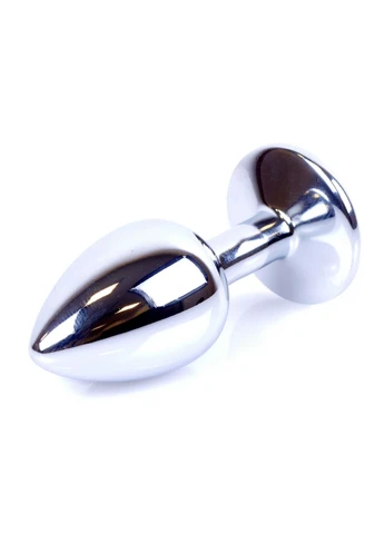 Анальная пробка Boss Series - Jewellery Silver PLUG Red S, BS6400016 Langsha (269458587)