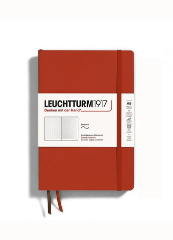 Блокнот, Середній, М'яка обкладинка, Fox Red, Крапка Leuchtturm1917 (270949192)