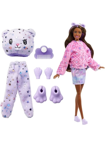 Лялька Барбі Barbie Cutie Reveal Teddy Bear Ніжне ведмежа (HJL57) Mattel (258661828)