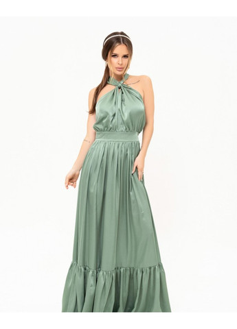 Оливковое повседневный платья 13925 оливковый ISSA PLUS