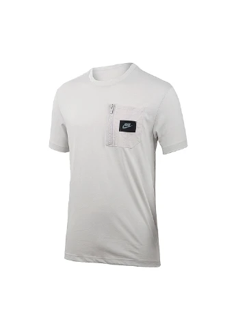 Серая футболка m nsw spu df ss top Nike