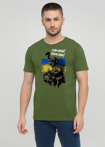 Оливкова футболка чоловіча 385-24 оливкова Malta