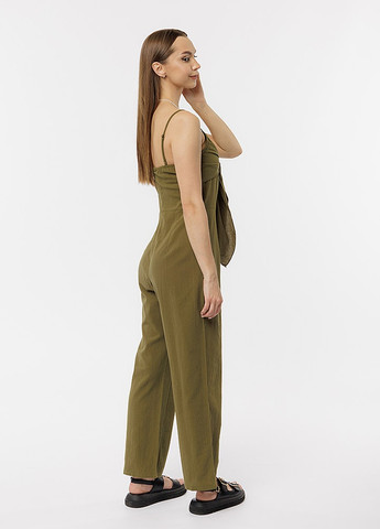 Жіночий комбінезон зі штанами колір хакі ЦБ-00216888 No Brand хакі льон