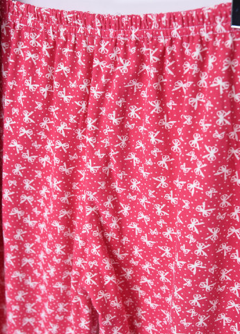 Малиновая всесезон пижама детская малинового цвета с котиком Let's Shop