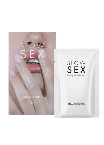 Полоски для орального секса Slow Sex Oral sex strips Bijoux Indiscrets (266554643)