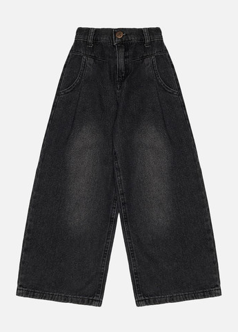 Серые демисезонные джинсы для девочки цвет серый цб-00224297 Cemix