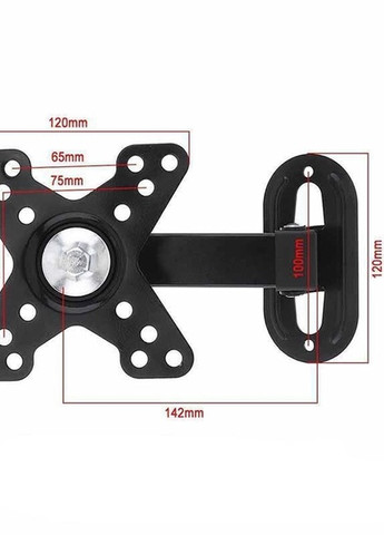 Кріплення для телевізора з поворотом кронштейн F03 14"-24"' (MER-13258) XPRO (259752678)