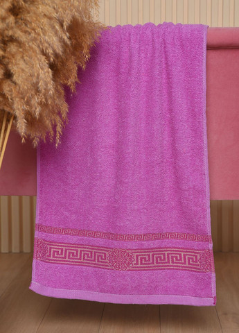 Let's Shop полотенце для лица махровое фиолетового цвета однотонный фиолетовый производство - Турция