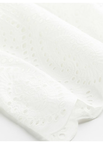 Белое повседневный женское платье с модерой н&м (55979) xs белое H&M