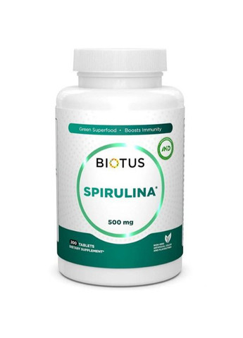 Spirulina 500 mg 200 Tabs Biotus (258646352)